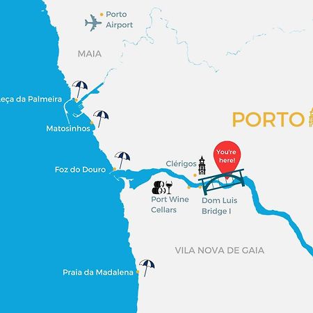 Appartamento Santa Catarina Charming Loft OOporto Esterno foto